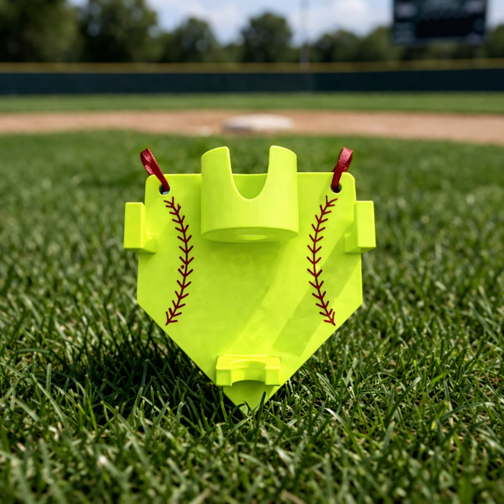 Personalized Ballpark Buddy™ – Baseball Fence Organizer (Helmet, Bat, Glove & Drink Holder)